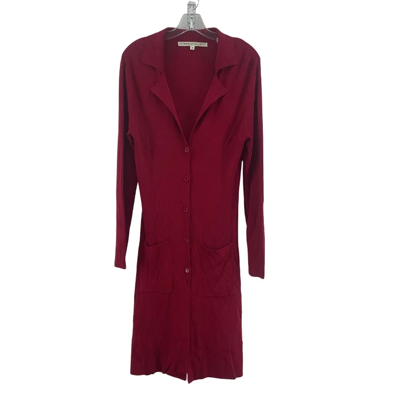 Price Break Max Studio Women's Cherry Red LS Knit Long Shirt/Sweater Dress Size M Preowned Price Break Max Studio Women's Cherry Red LS Knit Long Shirt/Sweater Dress Size M Preowned