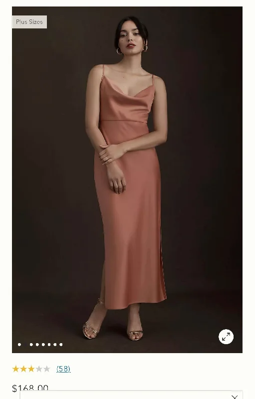Hurry In BHLDN Style No. 59745034 - Cali Satin Charmeuse Midi Dress