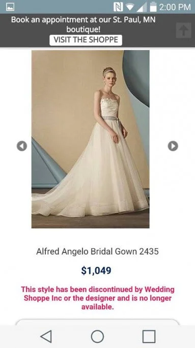 Discount Deals Alfred Angelo 2435
