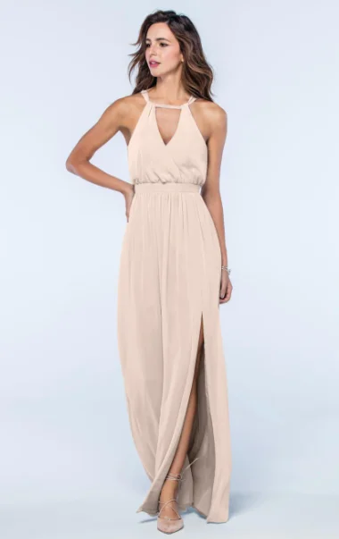 Don't Miss Watters Watters Bridesmaid Dress Fleurette 2512 in Pink Tulip