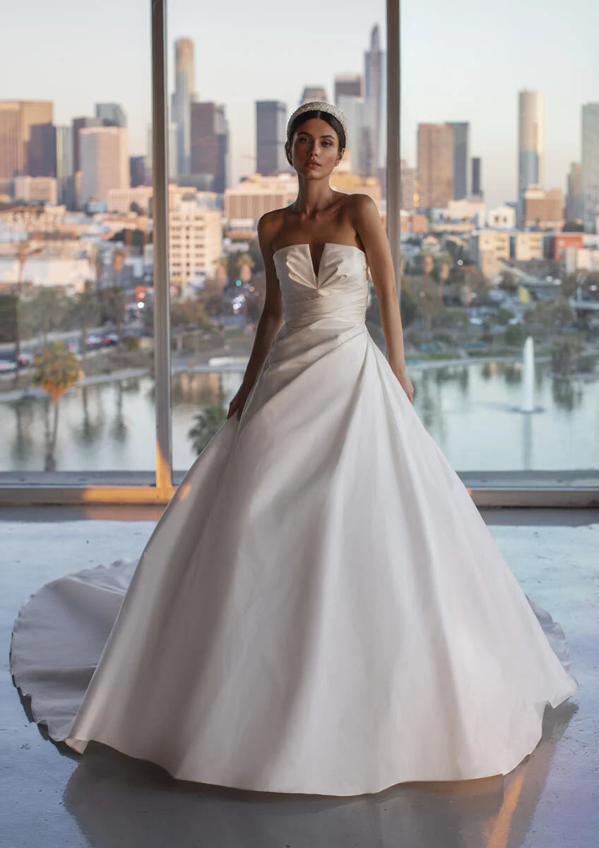 Savings Galore Pronovias HAVER OFW TAFETA SUNSET NWT