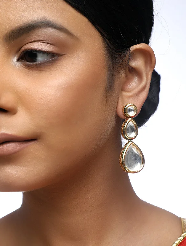 Shop and Save Kundan Earrings - MRR166