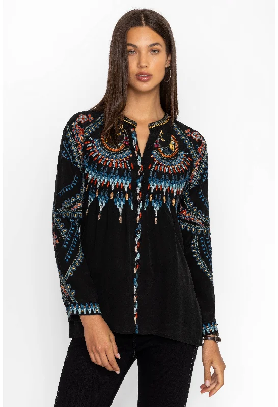 Limited Time Audrey Mandarin Tunic - Layla