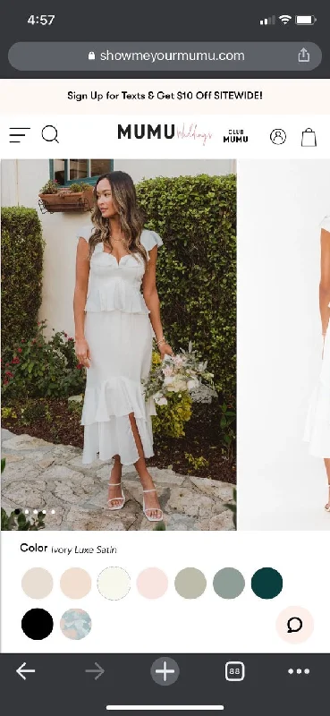 Get It Before It’s Gone Show Me Your MuMu Reese Ruffle Dress