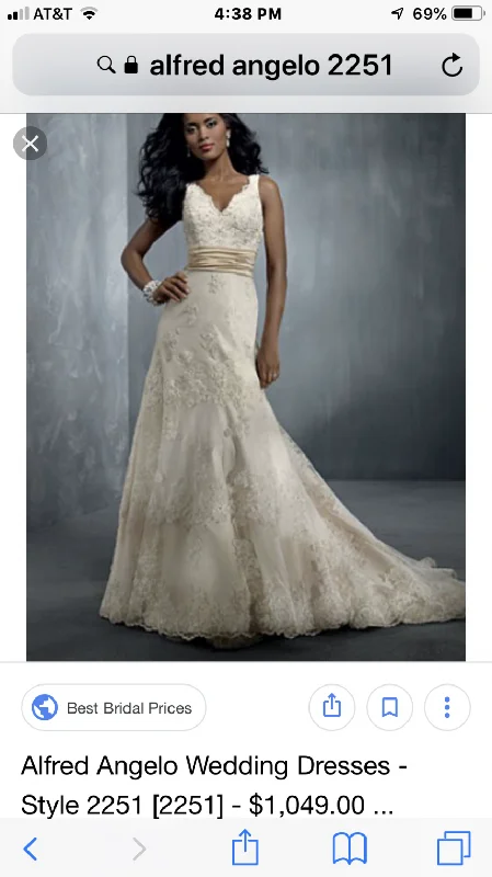 Price Slash Alfred Angelo 2251W