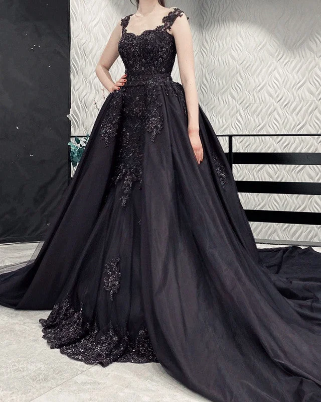Loyalty Reward Mermaid Appliques Dresses Removable Skirt