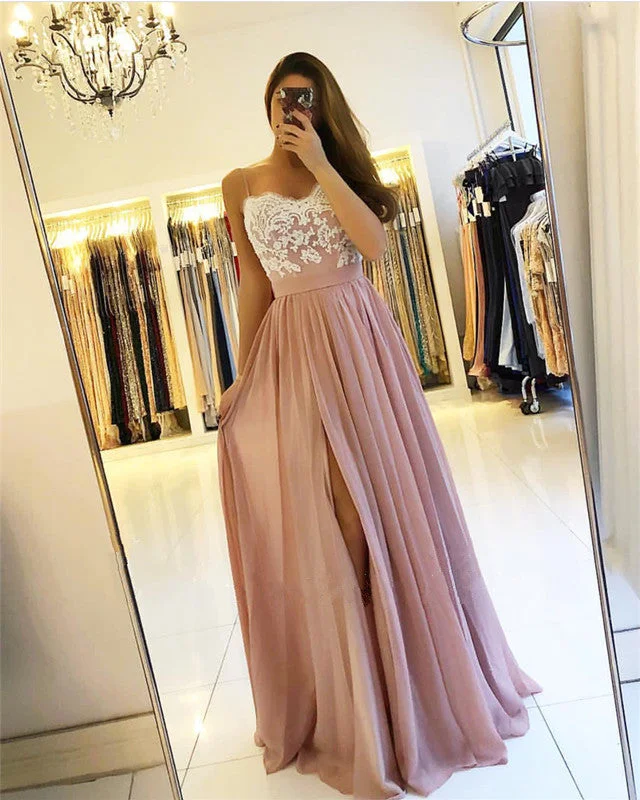 Friends and Family Sale Ivory Lace Sweetheart Chiffon Bridesmaid Dresses With Straps Friends and Family Sale Ivory Lace Sweetheart Chiffon Bridesmaid Dresses With Straps