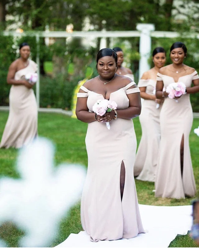 Great Bargains Elegant Mermaid Bridesmaid Dresses Mix And Match