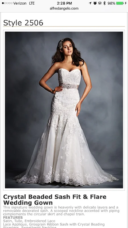 Today’s Special Alfred Angelo 2506