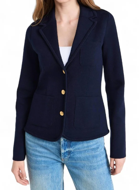 Hurry In Alex Blazer In Navy