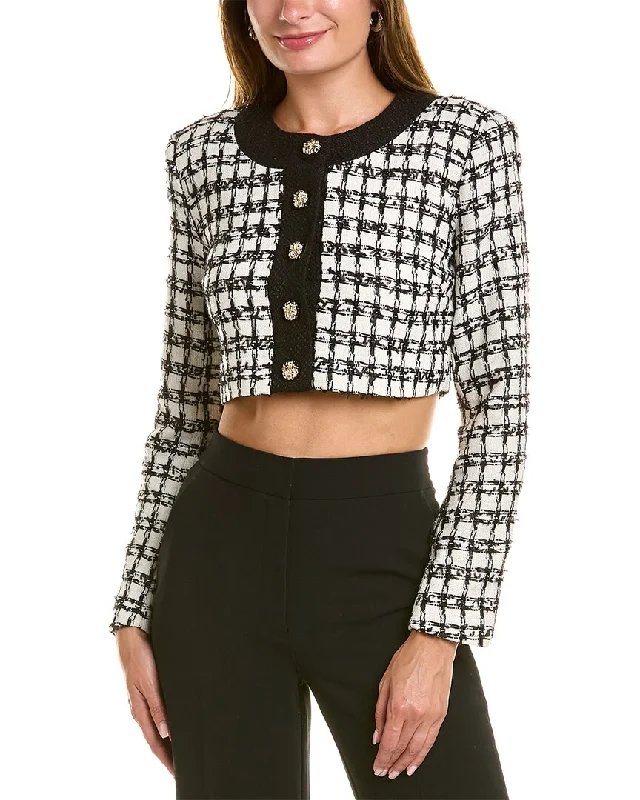 Fantastic Offers Alexia Admor Clara Cropped Tweed Jacket