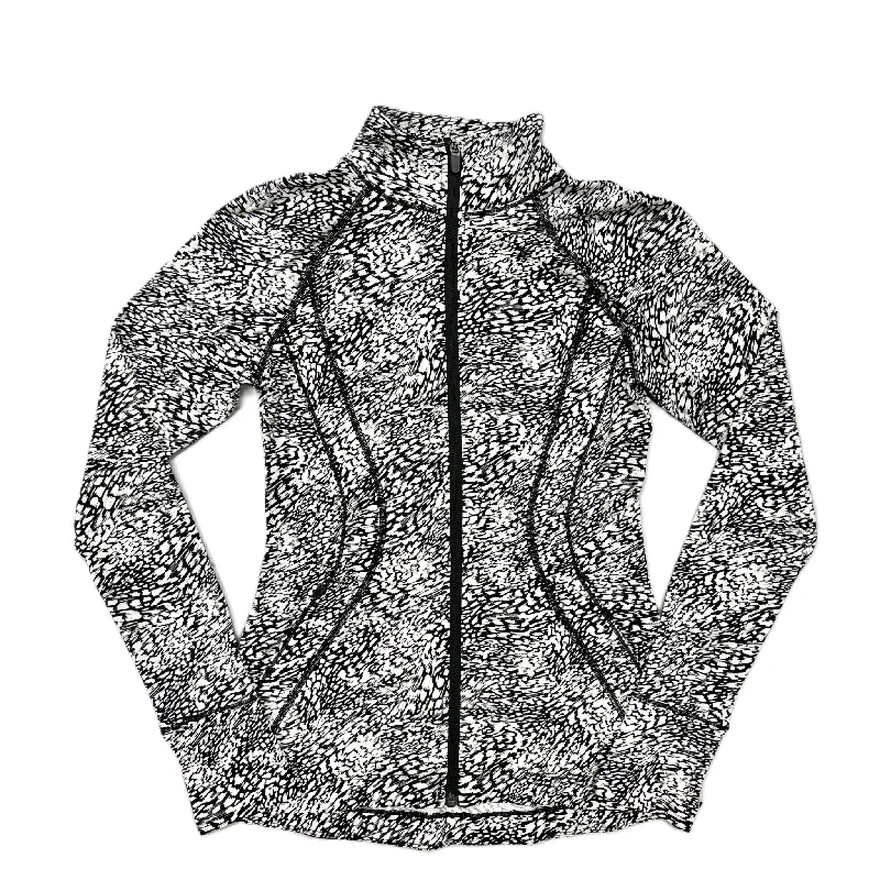 Daily Specials Athletic Jacket By Athleta In Black & White, Size: Xs