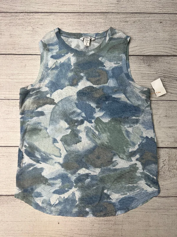Discount Deals Athletic Tank Top By Athleta In Blue Green, Size: L