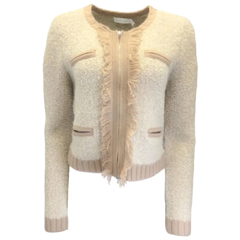 Markdown Madness Audrina Jacket In Sand Multi