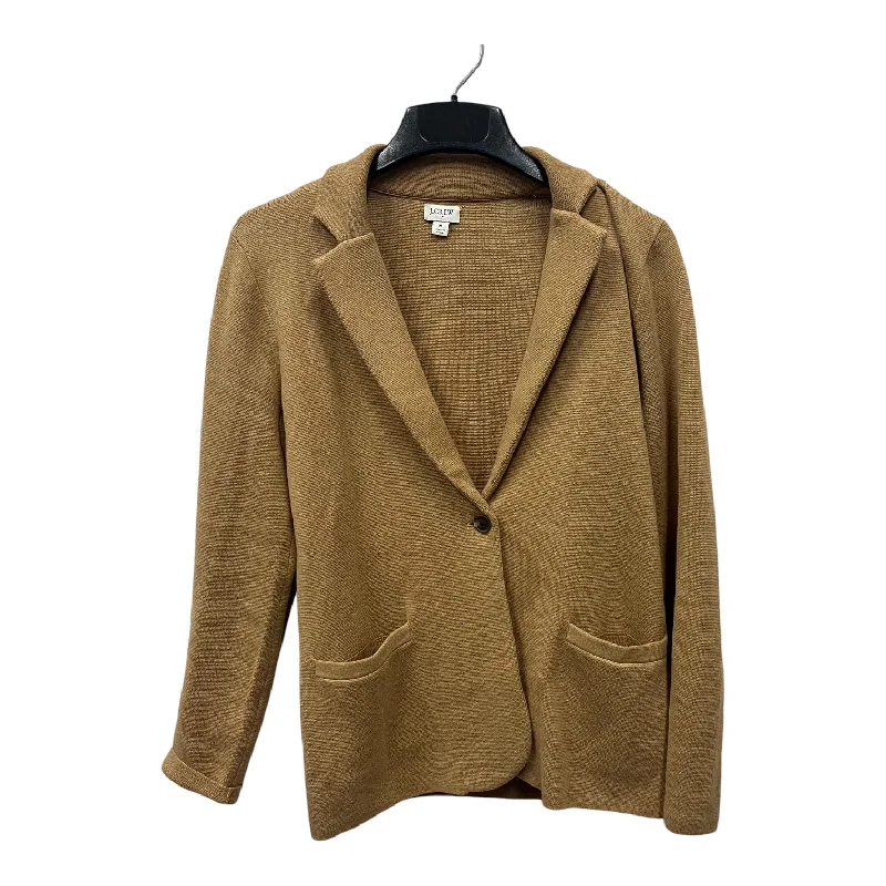 Unmissable Offer Blazer By J. Crew In Tan, Size:M