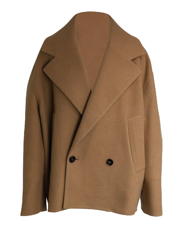 Last Chance Bottega Veneta Oversized Coat in Camel Cashmere