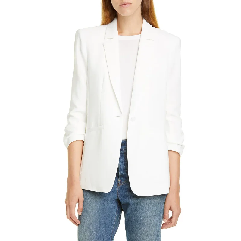 Best Bargains Cinq a Sept Women's Crepe Khloe Blazer, Ivory