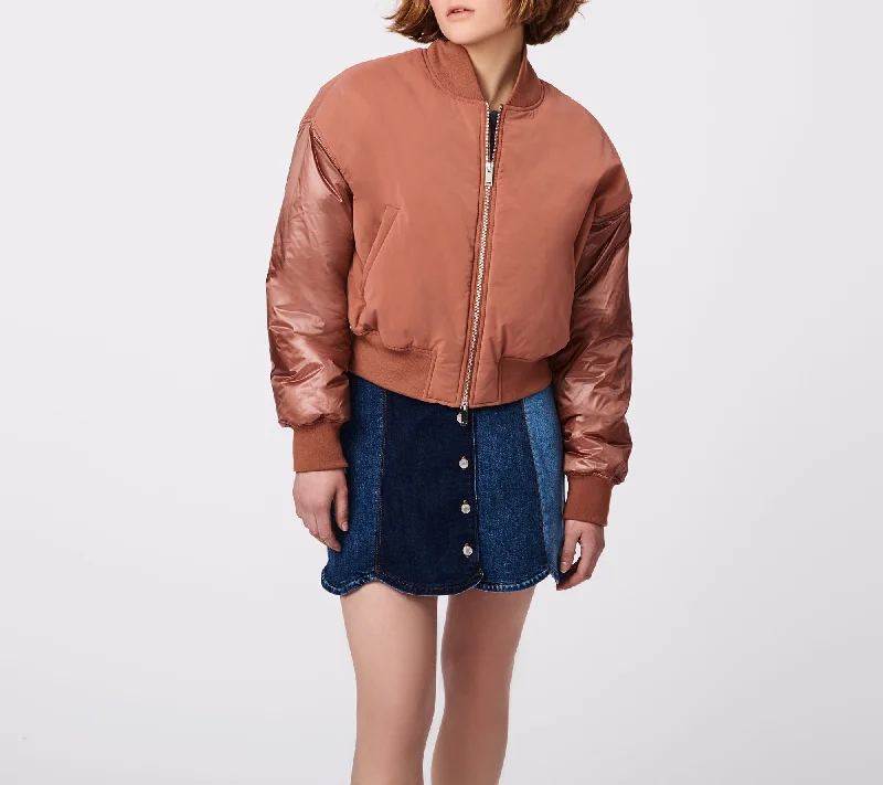 Online Only Crop Bomber Jacket
