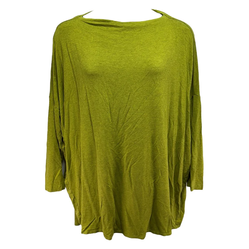 Instant Discount Dimitri Boat Neck Tunic Top Designer By Bryn Walker In Green, Size: Xl