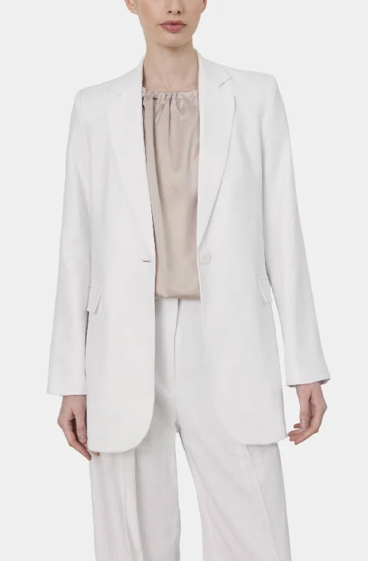 Dobson Blazer In Off White