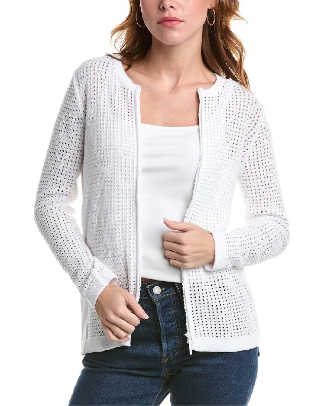 Bargain Blast Edinburgh Knitwear Pointelle Jacket