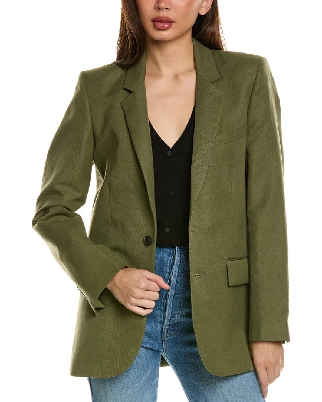 Price Rollback FRAME Denim Everyday Linen-Blend Blazer