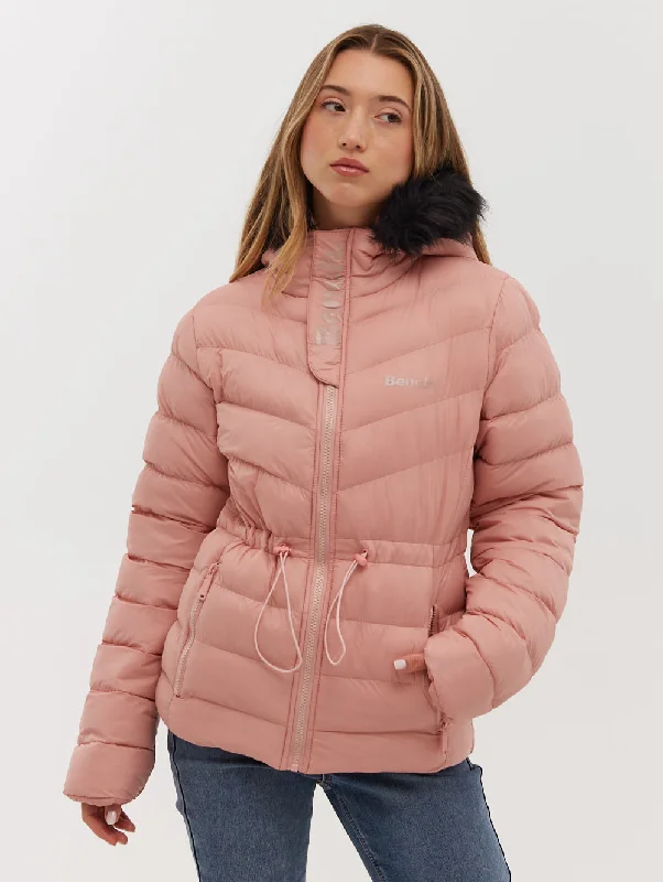 Super Deal Inken Hooded Puffer Jacket