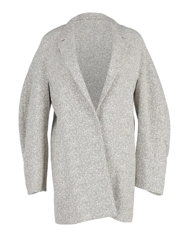 YEAR-End Sale Joseph Tweed Coat in Grey Viscose