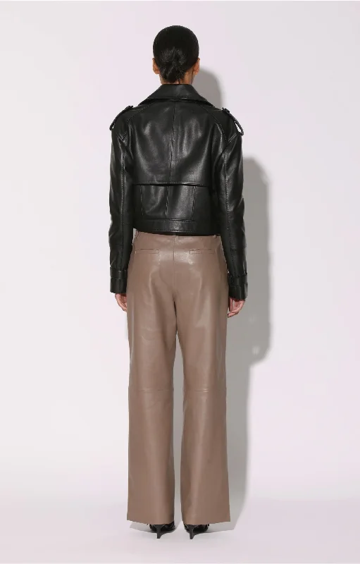 Kaitlyn Jacket, Black - Leather