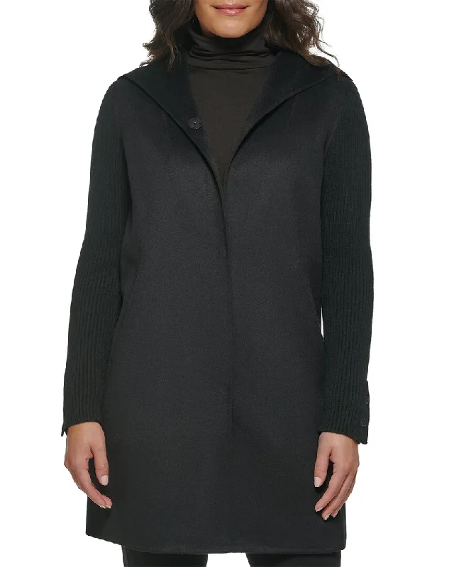 Kenneth Cole Double Face Wool-Blend Jacket