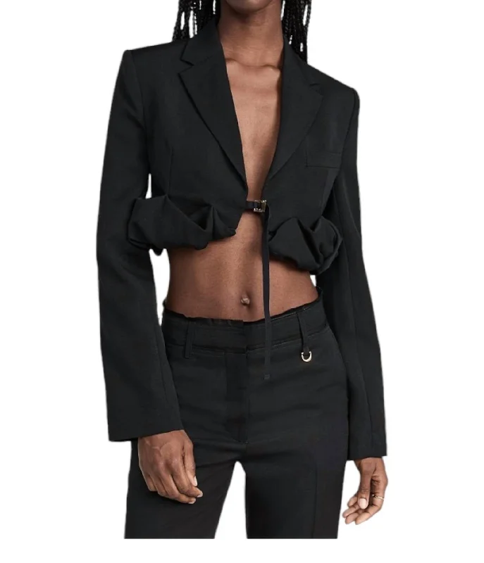 Flash Sale La Veste Croissant Jacket In Black
