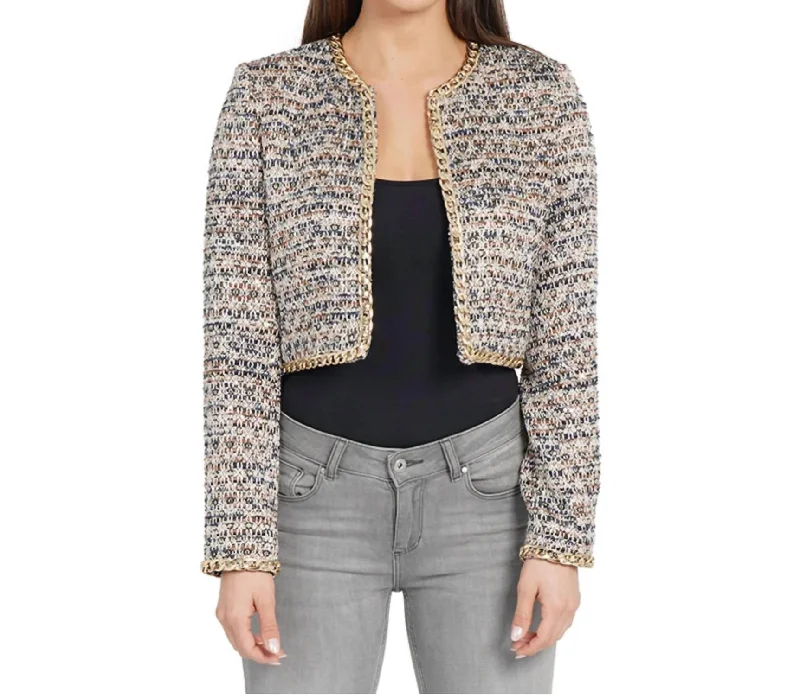 Buy More, Save More Lizzie Bolero Blazer In Brown