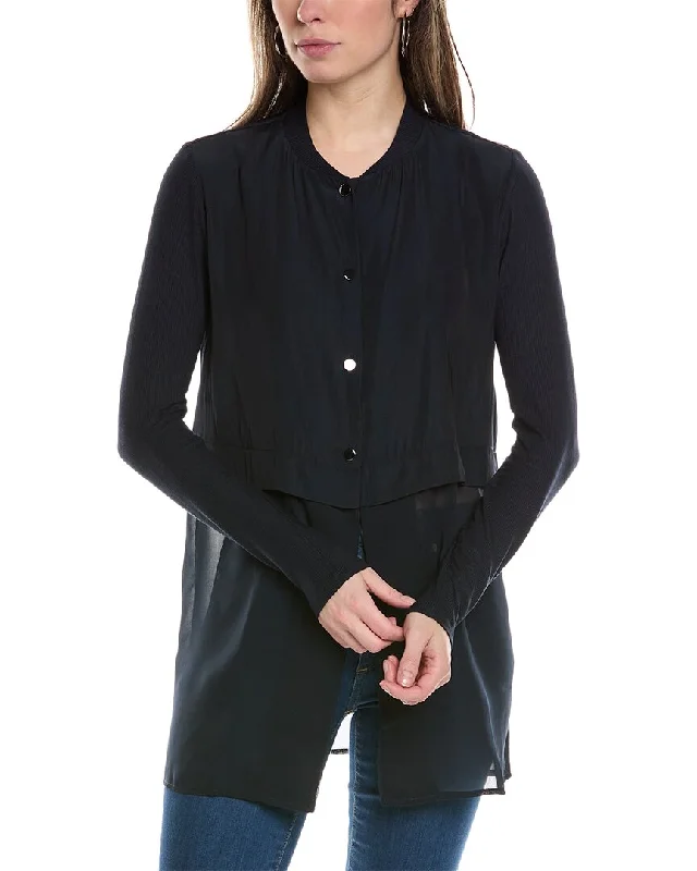 Closeout Sale Lola & Sophie Hybrid Varsity Jacket