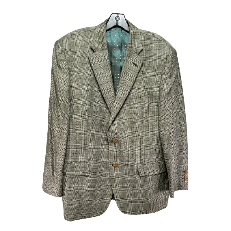 Price Reduction Men’s Blazer By Turnbury In Plaid Pattern, Size: Xl