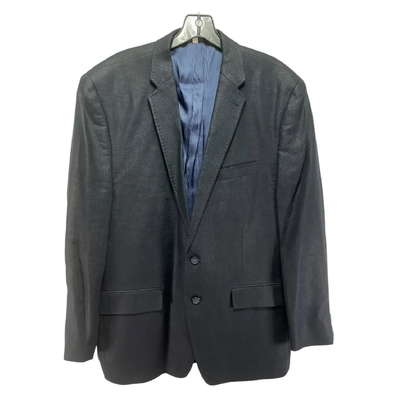 Massive Deals Men’s Linen Blazer By Murano In Navy, Size: Xl