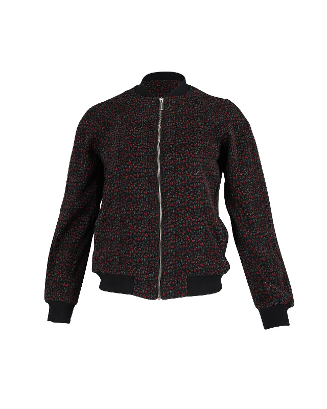 Super Bargain Michael Kors Bomber Jacket in Floral Print Polyester