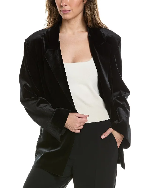 Discount Deals Norma Kamali Single-Breasted Straight Fit Jacket