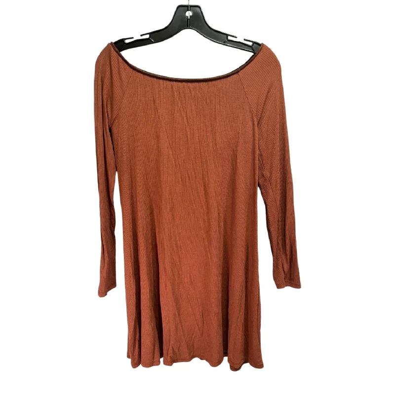 Off-the-Shoulder Tunic Long Sleeve By Altard State In Copper, Size: S