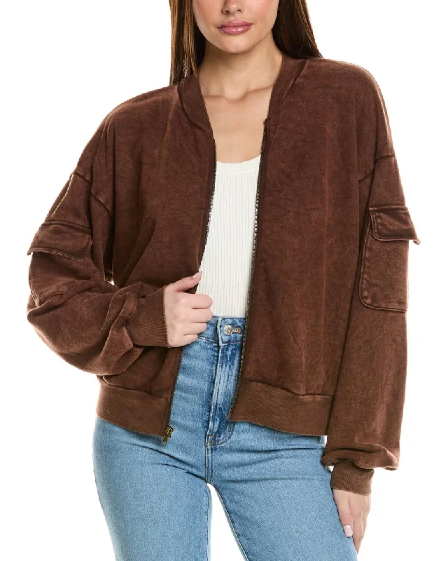 Best Seller Project Social T New In Town Zip Front Washed Jacket