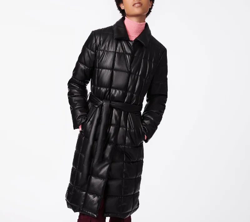 TIME-Limited Offer Quilted Faux Wrap