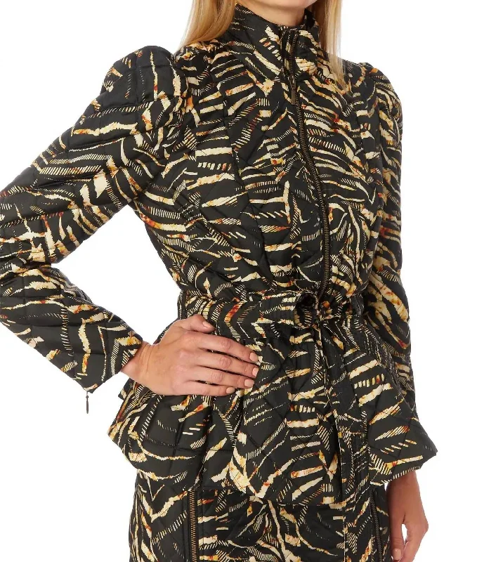 Can't Miss Raven Jacket In Zebra