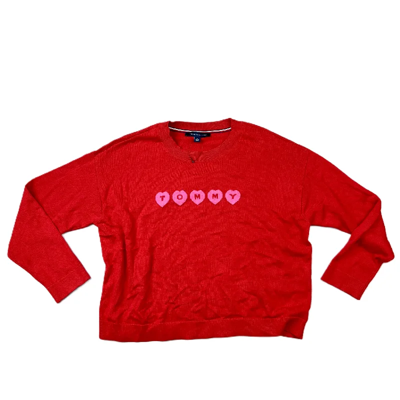 Referral Discount Red Sweater By Tommy Hilfiger, Size: M