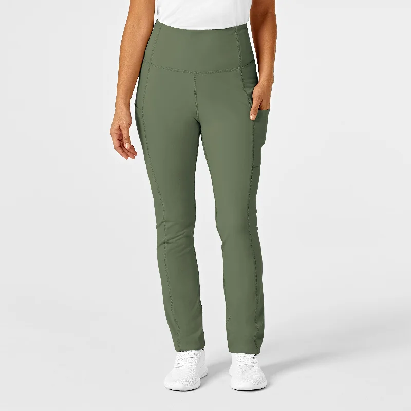 RENEW Women's Straight Leg Yoga Pant - Olive