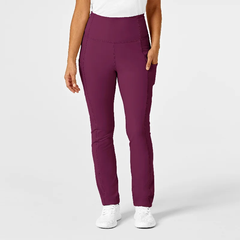 RENEW Women's Straight Leg Yoga Pant - Wine