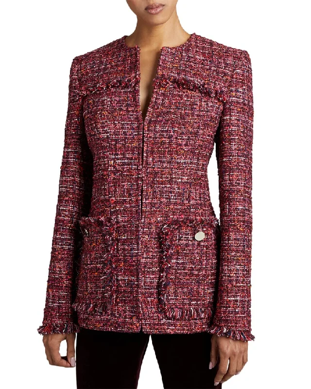 Santorelli Britt Wool-Blend Tweed Jacket