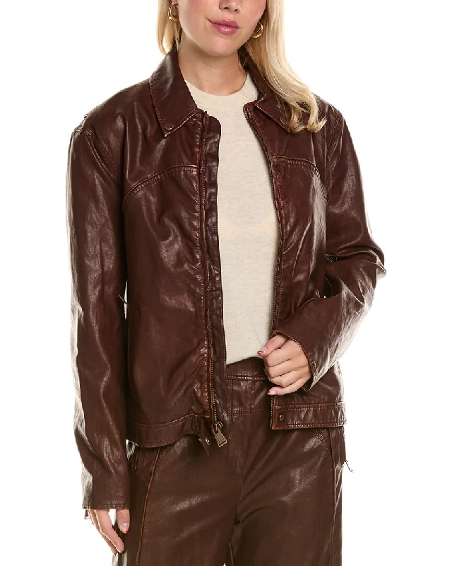 One-DAY Sale SIMKHAI Gem Moto Jacket
