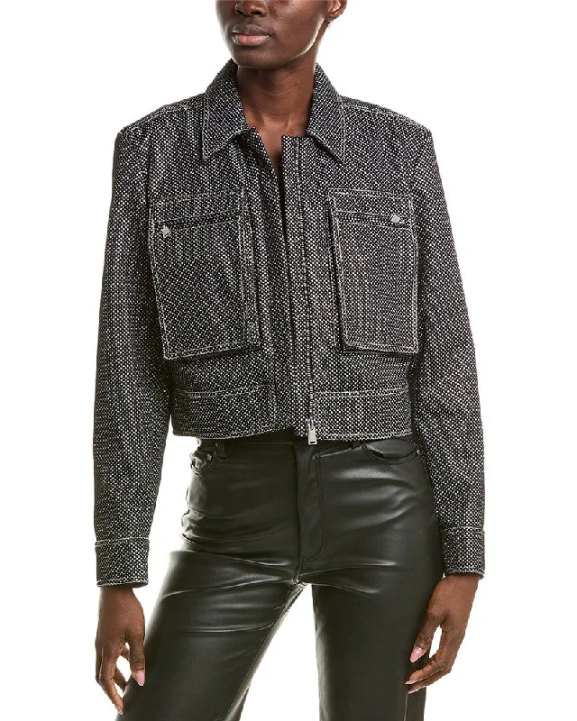 Fantastic Offers SIMKHAI Harmon Crop Jacket