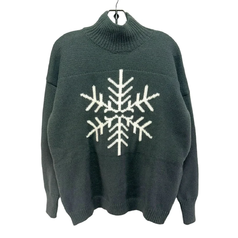 Buy Now Snowflake Sweater By Abercrombie And Fitch In Grey, Size: L