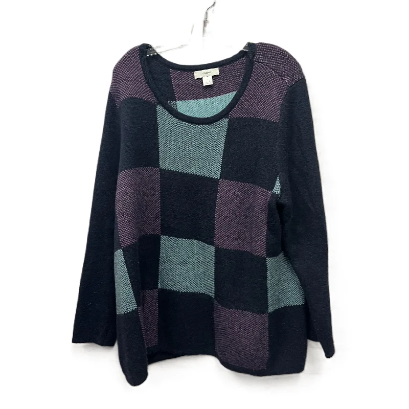Special Discount Sweater By Cj Banks In Blue, Size: 2x