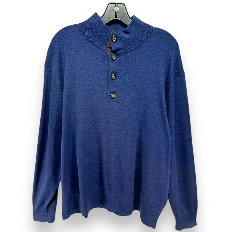 Daily Deals Sweater By Cremieux In Navy, Size: Xl